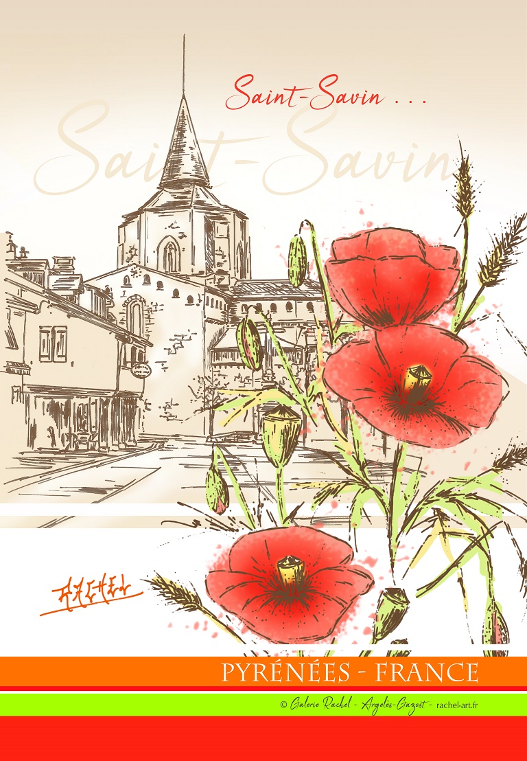 Torchon stof Rachel (St Savin 1) réduit