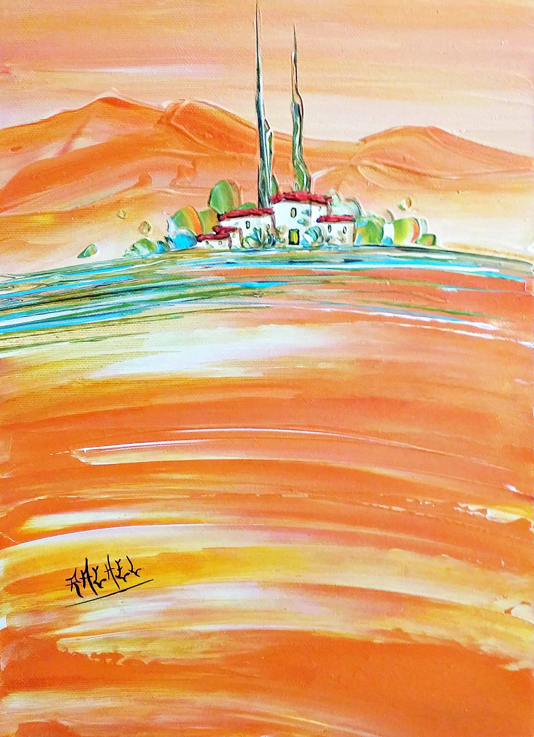 Hameau au Soleil couchant (4F)