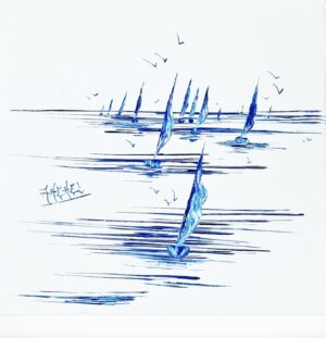 "Voiles en mer" © Rachel SAYOUS