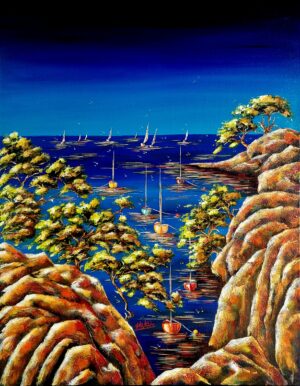 "Escale dans la calanque" © Rachel SAYOUS