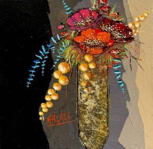 "Fleurs au vase d'Or" © Rachel SAYOUS